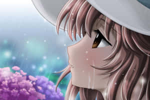 Hartseer Anime Agtergrond — Hartseer anime GIF Muurpapier