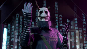 Ghostwire Tokyo Hannya Kwaad Muurpapier — Ghostwire Tokyo Muurpapier