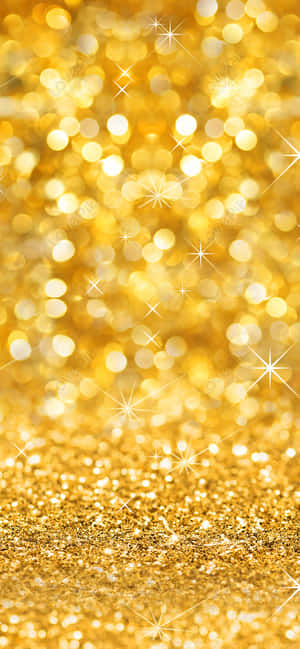 Goud Metaalagtige Agtergrond — iPhone Xr Muurpapier