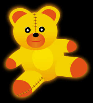 Geel Teddiebeer Knipkuns, HD Png Aflaai — Snoesbeer Muurpapier