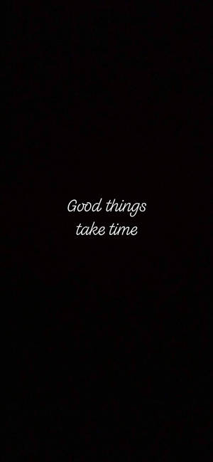 Goeie Dinge Motiverend iPhone — Galaxy S25 FE Muurpapier