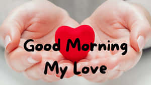 Goeie More My Liefde Harthande — Goeie more my lief Muurpapier
