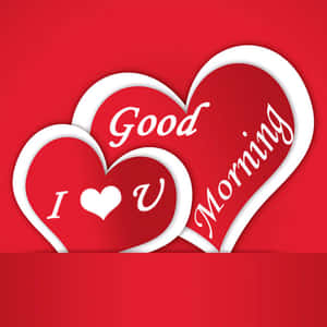 Goeie More My Liefde Harte Grafika — Goeie more my lief Muurpapier
