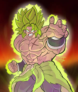 Gogeta in Ultieme Super Saiyan Blou Vorm — Galaxy Z Vou 6 Muurpapier