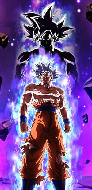 Goku Ultra Instink prente — Pixel 4 Muurpapier