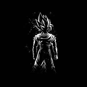 Goku Black, die kragtige en gevreesde antagonis van die Dragon Ball Super-reeks — Goku Swart Muurpapier