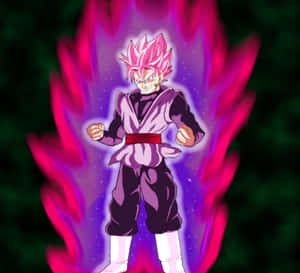 Goku Black - Die Ultieme Skurkagtige Krag — Goku Swart Muurpapier