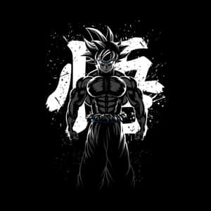 Goku Black wat sy Donker Krag ontketen in 'n Epiese Stryd — iPad Pro 13 Muurpapier