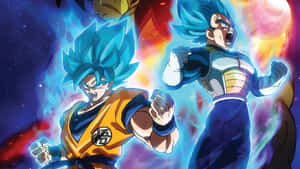 Goku op die Slagveld — Dragon ball super GIF Muurpapier