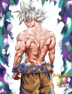 Goku Ultra Instink prente — Goku Muurpapier