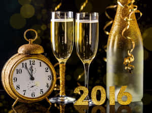 2016 Agtergrond — Goue estetika Muurpapier