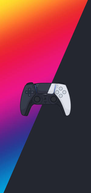 Gradient Digitale PS5 Kuns-agtergrond — iPhone 16e Muurpapier