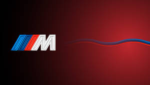 Gradient Rooi BMW M-logo — Bmw Muurpapier