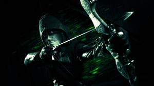 Green Arrow Van DC Comics Donker 4k — Donkergroen Muurpapier