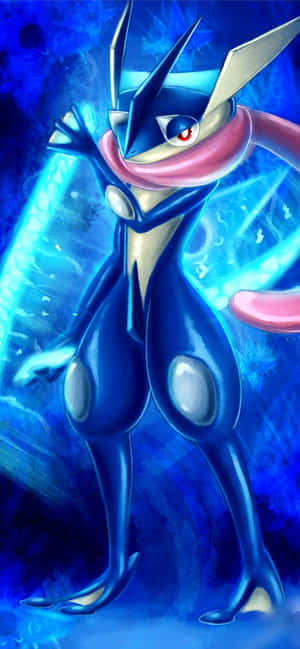 Greninja prente — ZTE Blade V80 Pro Muurpapier