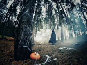 Griezelige Halloween Agtergrond — Grusige halloween Muurpapier