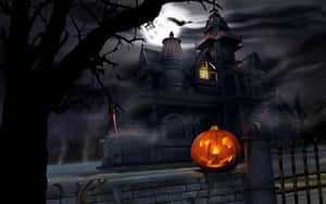 Griezelige Halloween Agtergrond — Grusige halloween Muurpapier