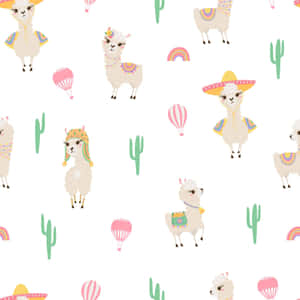 llama Agtergrond — iPad Air 11 Muurpapier