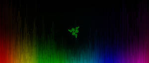 Groen Razer Logo agtergrond.