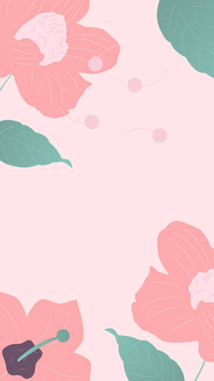 Groot blomblare blomme Oulik iPhone-agtergrond — Blomme iPhone Muurpapier