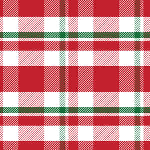 Kersfees Plaid Agtergrond — iPad (A16) Muurpapier