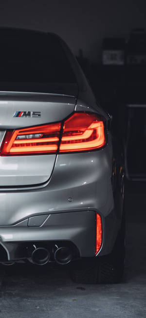 Grys BMW M5 Motor iPhone — Galaxy S24 FE Muurpapier