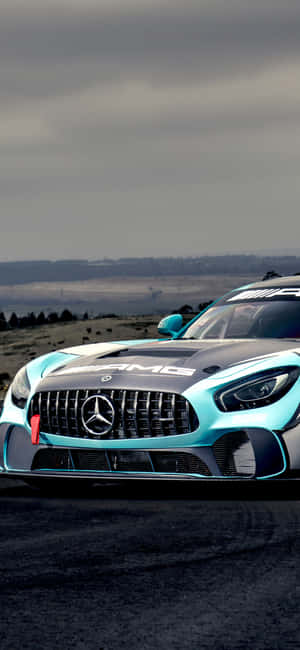 iPhone Xs Mercedes AMG Agtergrond — Vivo S Muurpapier