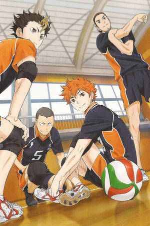 Haikyuu 4K Opwarming — Xiaomi Pad 9 Pro Muurpapier