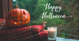 Halloween Pampoen Agtergrond — Grusige halloween Muurpapier