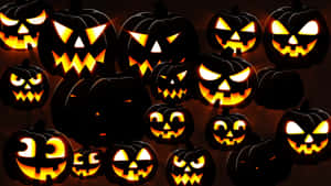 Halloween Pampoen Agtergrond — Halloween GIF Muurpapier