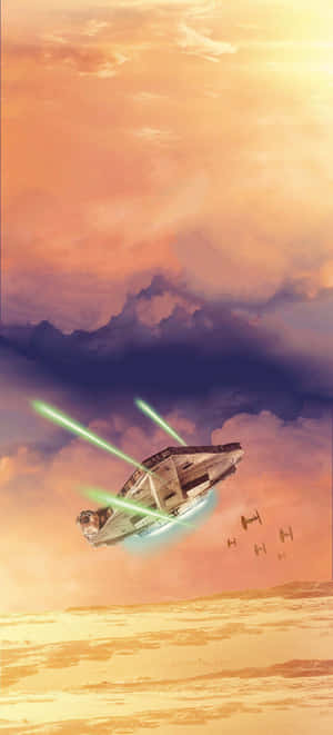 Han Solo en Chewbacca in Solo: 'n Star Wars-storie — Galaxy C Muurpapier