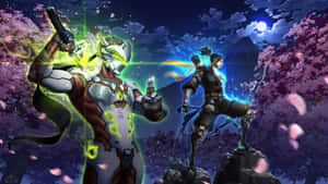 1920x1080 Overwatch Agtergrond — Japannese samoerai Muurpapier