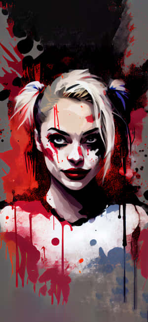Harley Quinn Agtergrond — Vivo T5e Muurpapier