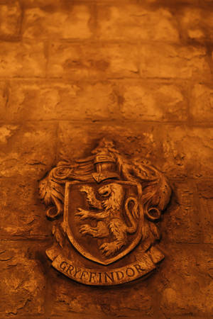 Harry Potter Estetiese Gryffindor-logo — Harry potter estetika Muurpapier