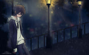 Hartseer Anime Agtergrond — Hartseer anime GIF Muurpapier