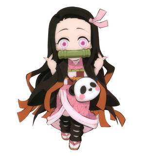 Hartvinger Demoonjagter Nezuko — Demon Slayer Nezuko Muurpapier