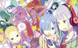Hatsune Miku - Die Virtuele Popster — Anime karakters GIF Muurpapier