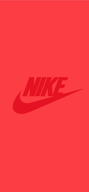 Heeltemal Rooi Nike iPhone — Samsung Galaxy S20 Muurpapier