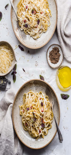 Iphone X Pasta Agtergrond — iPhone 13 Pro Max Muurpapier