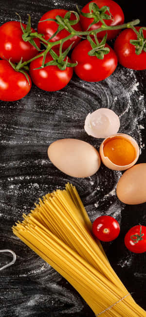 Iphone X Pasta Agtergrond — iPhone 17 Pro Muurpapier