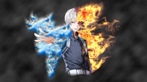 Held 39 Oulike Todoroki Shoto agtergrond — Oulike anime profielfoto Muurpapier