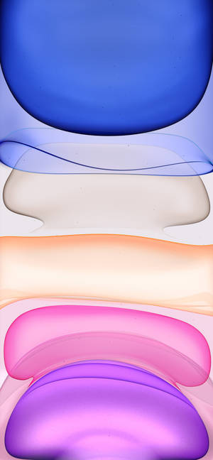 iPhone 11 abstrakte kleurhoop agtergrond. — iPhone 11 Muurpapier
