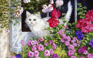 Pienk Blomme-agtergrond