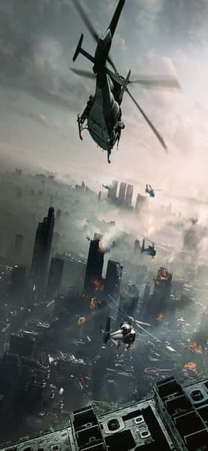 Iphone Xs Max World War Z Agtergrond — iPhone Air Muurpapier