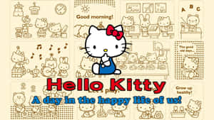 Hello Kitty agtergrond