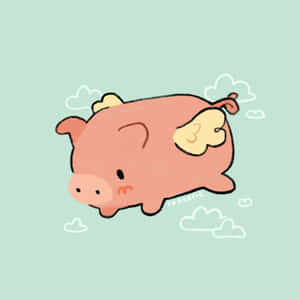 Oulike Varkie prente — Oulike vark GIF Muurpapier