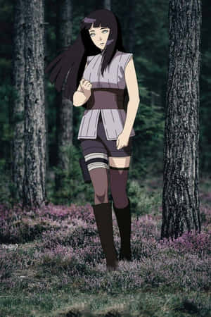 Hinata Uzumaki — Bos Muurpapier