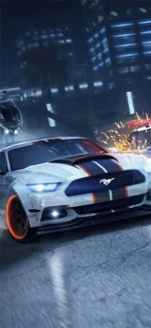 Need For Speed Heat Agtergrond — OnePlus Nord 6 Muurpapier