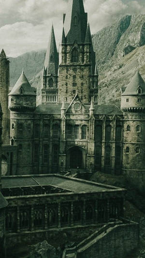 Hp Hogwarts Prominente Torings Estetika — Estetiese harrie potter Muurpapier