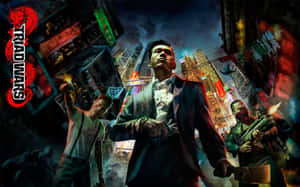 Sleeping Dogs agtergrond — Slapende honde Muurpapier
